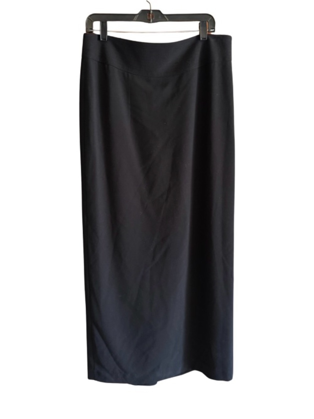 Simon Chang Black Crepe Maxi Skirt